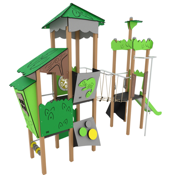 Rutsch- und Kletterturm "Kleiner Dschungel"